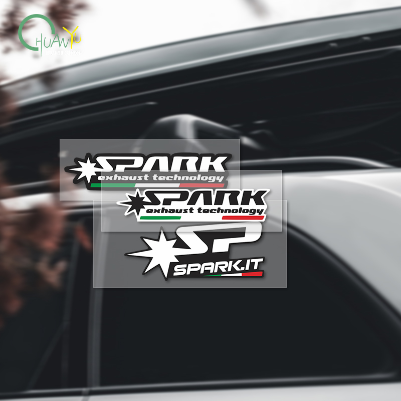 Motorcycle Gear Outlet - Stiker reflektif pipa knalpot Scorpio; stiker