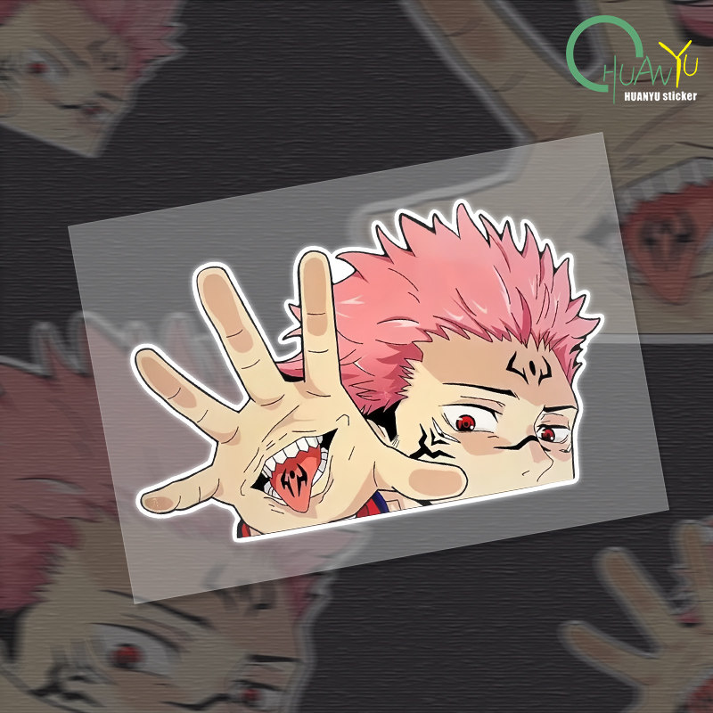 Motorcycle Gear Outlet - Untuk Stiker Mobil Anime Creative Peeker