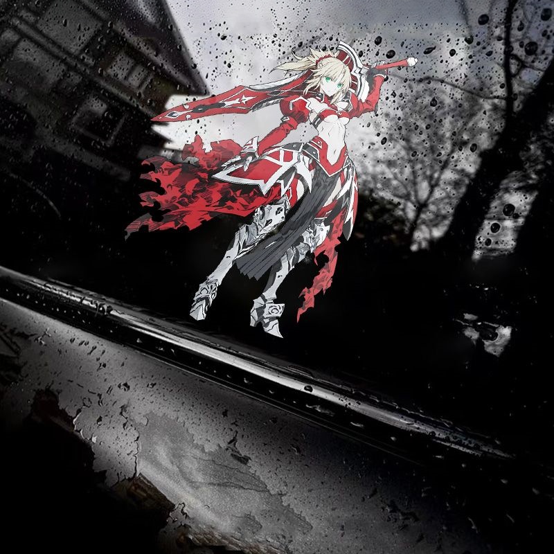 Motorcycle Gear Outlet - Stiker Mobil Fate Mordred, Stiker Jendela