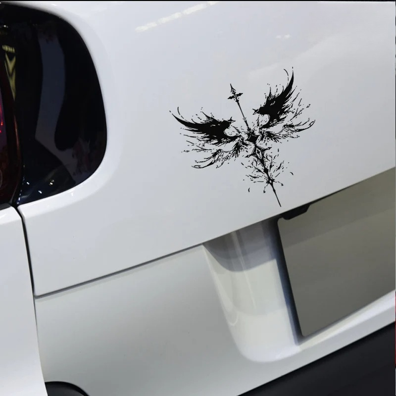 Motorcycle Gear Outlet - Stiker mobil sayap malaikat kreatif yang