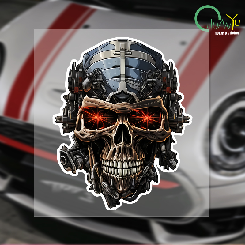 Motorcycle Gear Outlet - 2024 desain baru kepala kerangka stiker