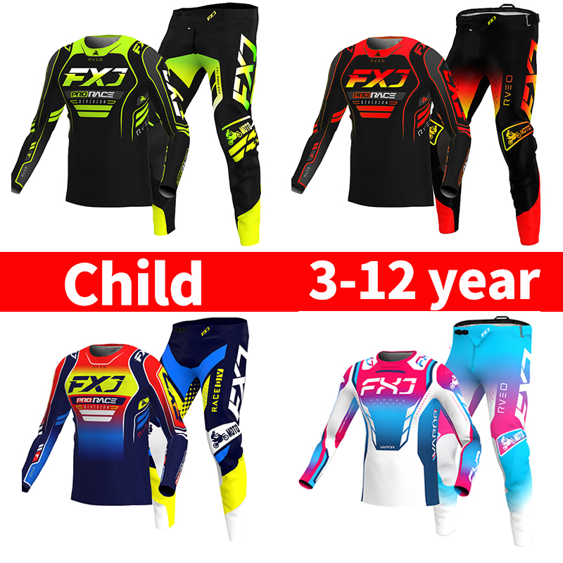 Setelan Motocross Anak Jersey  - Motorcycle Gear Youth ulasan dan harga