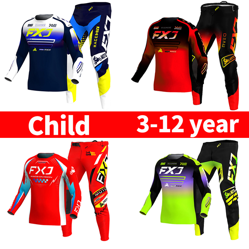 Setelan Motocross Anak Jersey  - Motorcycle Gear Youth ulasan dan harga