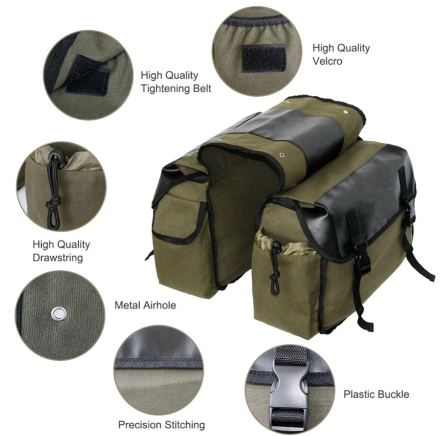 Tas Sadel Belakang Kulit Kanva - Motorcycle Gear Warehouse ulasan dan harga