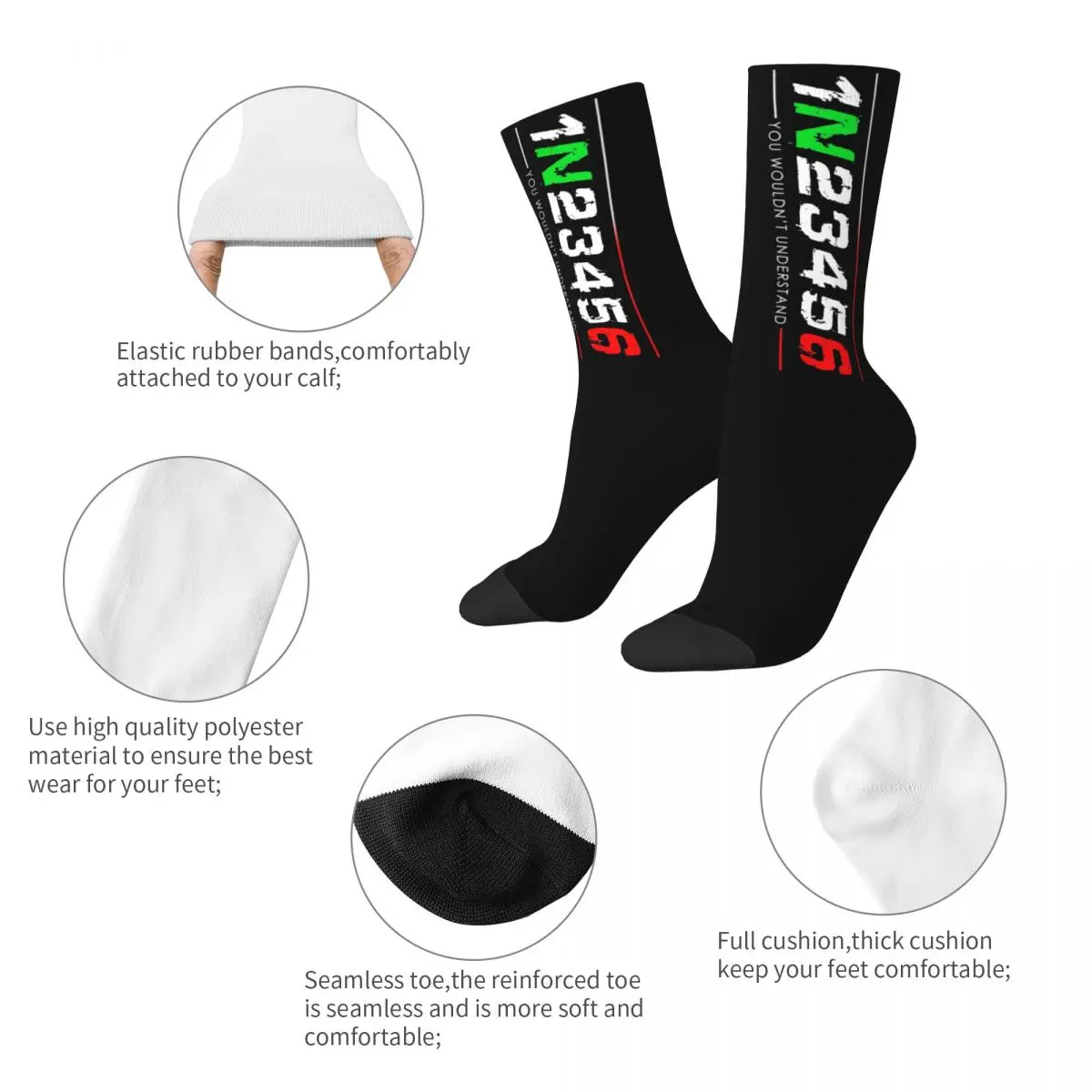 Kaus kaki semua musim 1N23456  - Motorcycle Gear Youtube ulasan dan harga